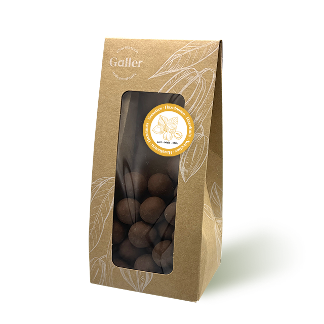 Pochon - Noisettes enrobées - Chocolat au lait