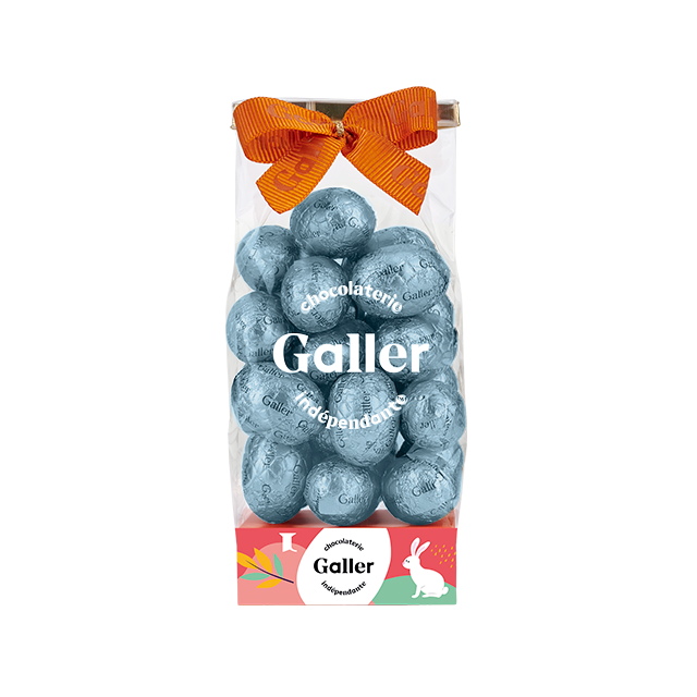 Cello de petits œufs - Noir Vanille Stracciatella – 250g