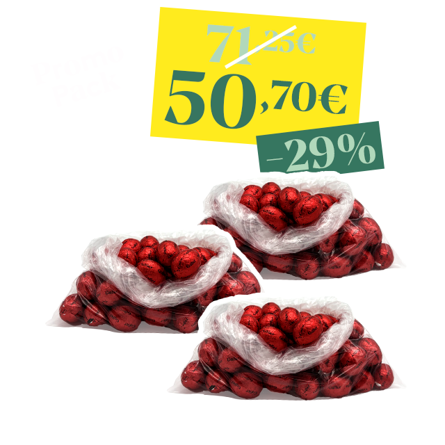 Petits œufs - Pack 3 x 500 g – Noir Praliné