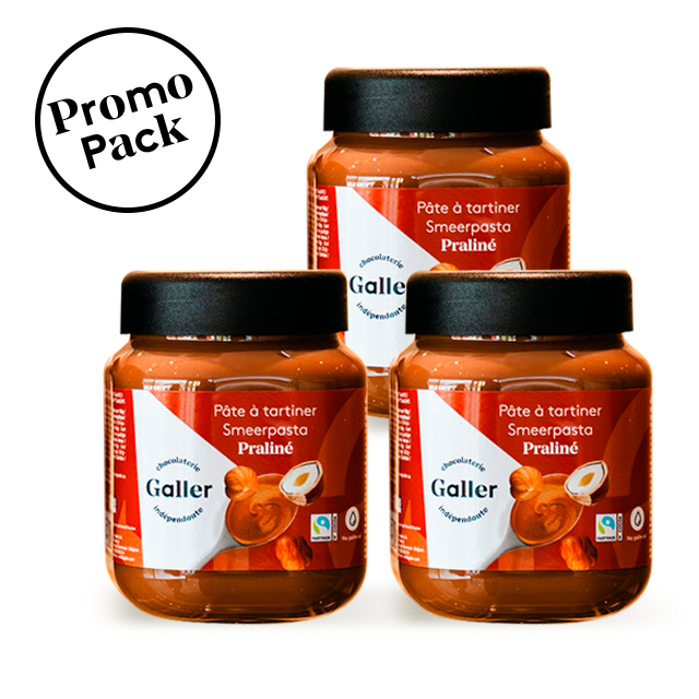 Pâtes à tartiner - Pack de 3 pots - Praliné de Noisettes