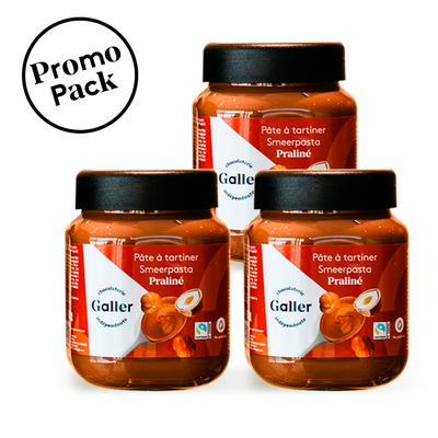 Pâtes à tartiner - Pack de 3 pots - Praliné de Noisettes