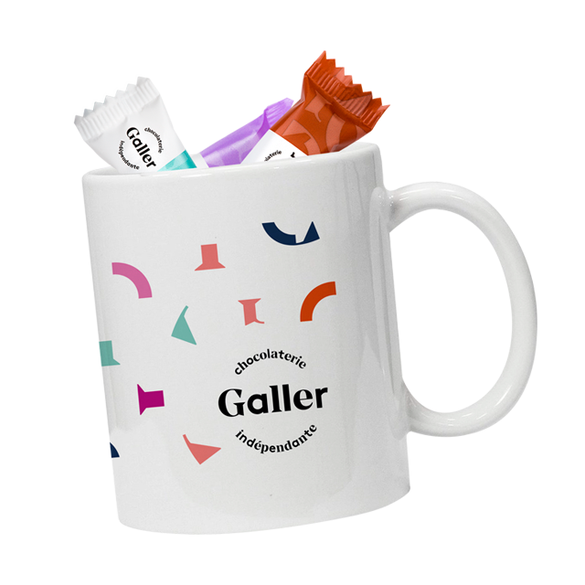 Mug gourmand "CHOCOLAT" – français - et ses Rawetes